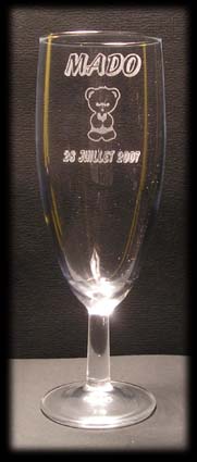 flute champagne grave
