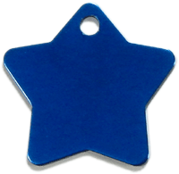 medaille etoile bleu