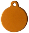 medaille ronde orange