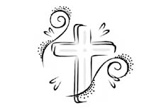 motif croix fantaisie pour verre gravé