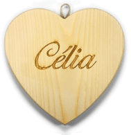 plaque coeur