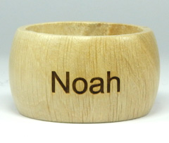 Rond de serviette en hêtre