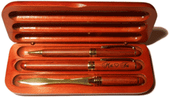 coffret pour un stylo en bois