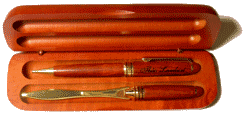 coffret pour un stylo en bois