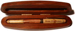 coffret pour un stylo en bois